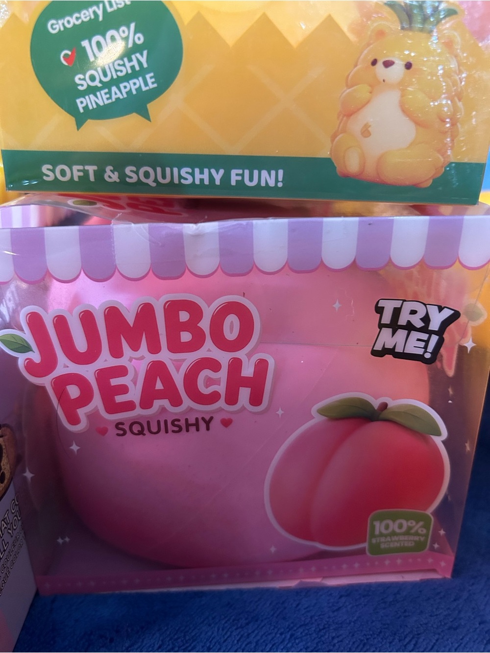 Jumbo Peach Squishy - Pink Peach Scented